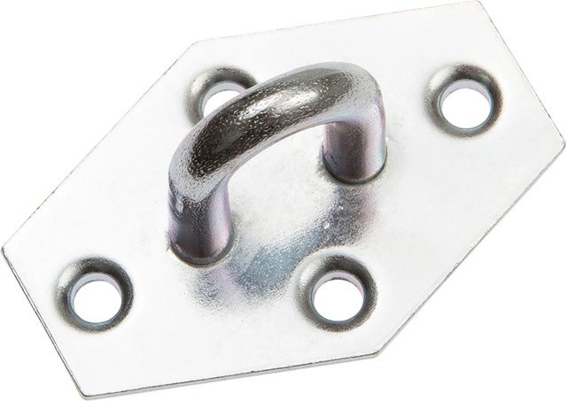 Conacord Augplatte aus Edelstahl in Silber, 6-Eckig, Länge: 61 mm - Bild 1