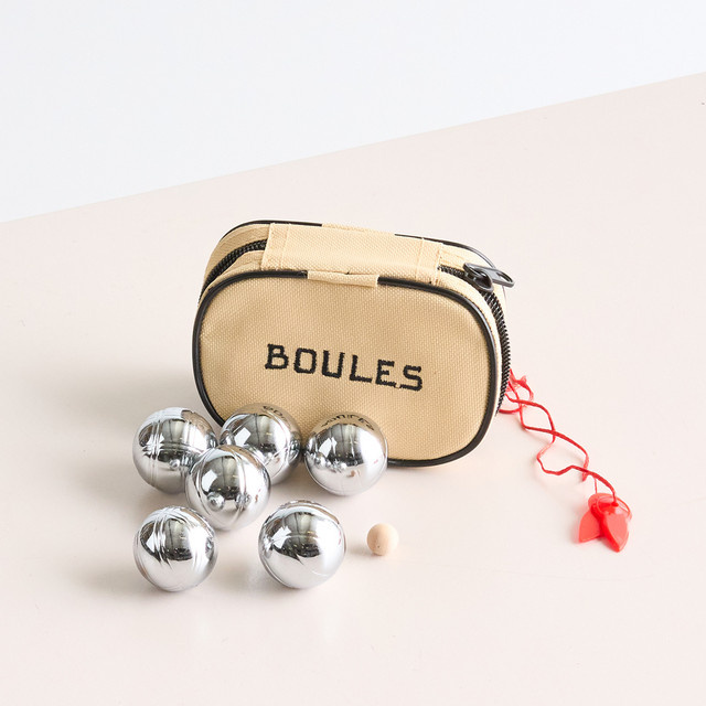Kikkerland Mini-Boule-Spiel silver - Bild 1