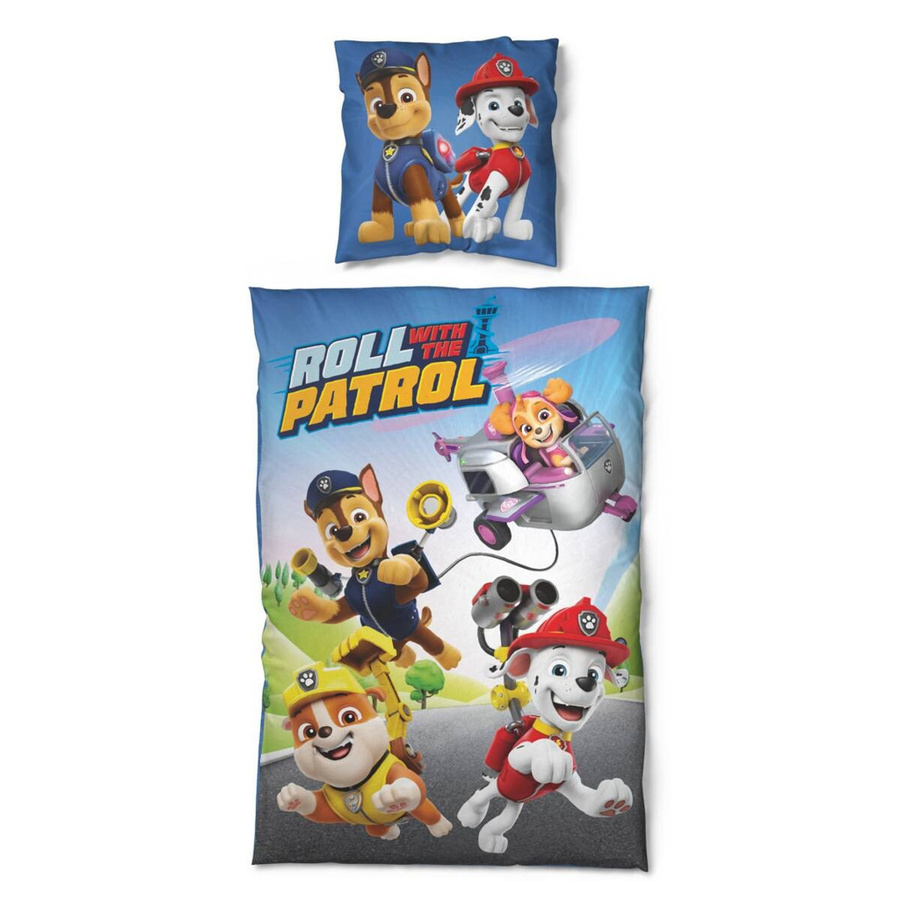 Paw Patrol Microfaser Bettwäsche für Kinder Multicolor mit Kissenbezug und Reißverschluss, B/H: 135 x 200 cm und 80 x 80 cm - Bild 3