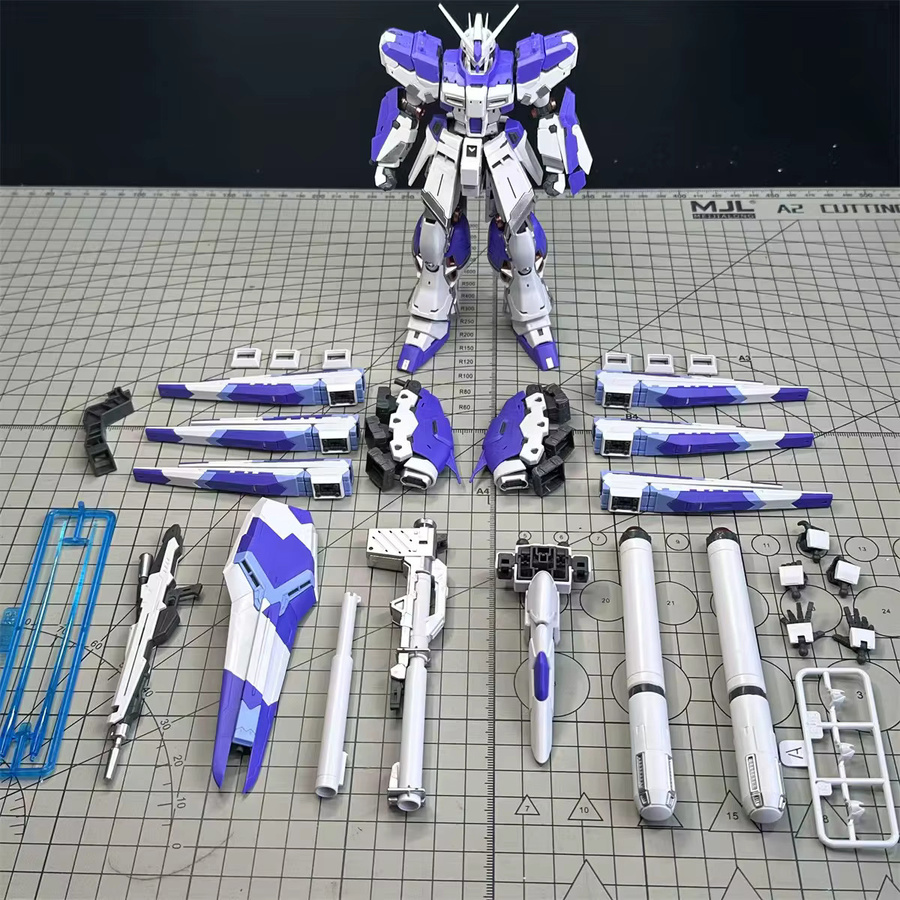Zhujiang Hi-v Amro Mecha Modellbausatz, 1/144, mit 3 Spezialmasken, Wasserschiebeaufklebern, vorbemalte Teile - Bild 2