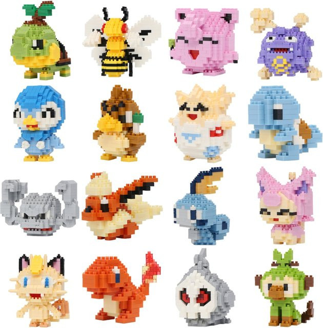 Keeppley Pokémon Charakter Anime-Figur, Actionfiguren, Mini-Modell - Bild 1