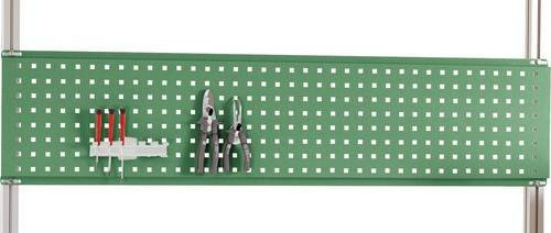 Manuflex LZ8275.6011 ESD-Werkzeug-Lochplatte für UNIVERSAL und CANTOLAB, Farbe: Grün, Nutzhöhe: 300 mm, für Tischbreite: 2000 mm - Bild 1