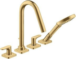 Hansgrohe Axor Citterio M Duschset mit 2-Griff-Armatur in Gold - Bild 1