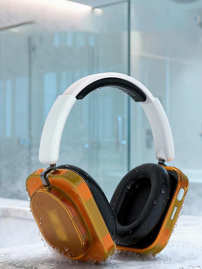 Transparente Schutzhülle für Nothing Headphone (1) aus kratzfestem und stoßfestem TPU in Transparent und Grau - Bild 5