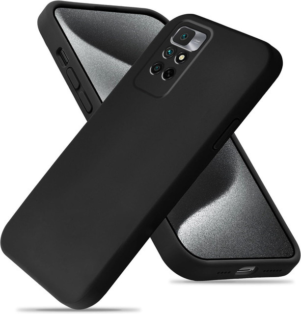 Schützende Silikon-Handyhülle für Xiaomi Redmi Note 9 10 11 12 Pro Plus 9T und 12T in Schwarz - Bild 1