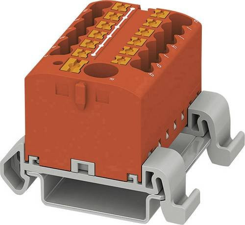 Phoenix Contact Verteilerblock 3273224 Zugfeder Rot 8 Stück Breite: 40,6 mm - Bild 1