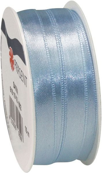 Satinband in Blau mit einer Breite von 10 mm - Bild 1