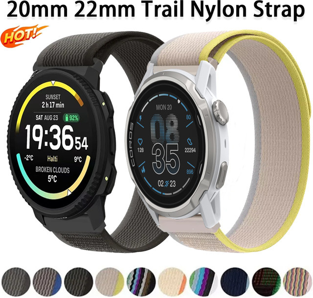 Uhrenarmband Trail-Nylon, Schwarz, Textil/NATO, Unisex - Bild 1