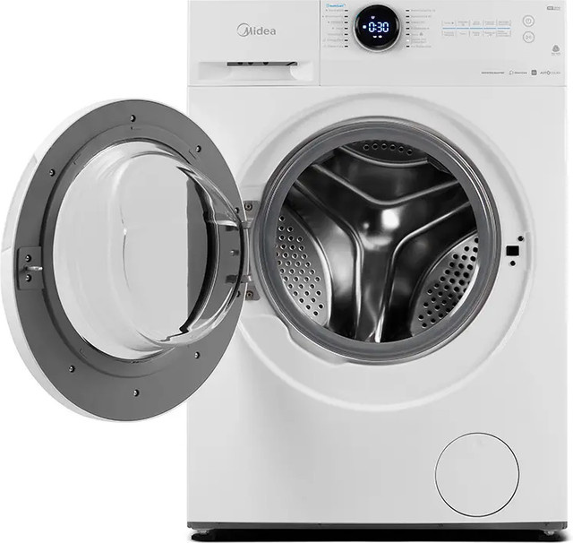 Midea Waschmaschine MF200W100WBWD in Weiß mit App-Steuerung und Aquastop - Bild 1