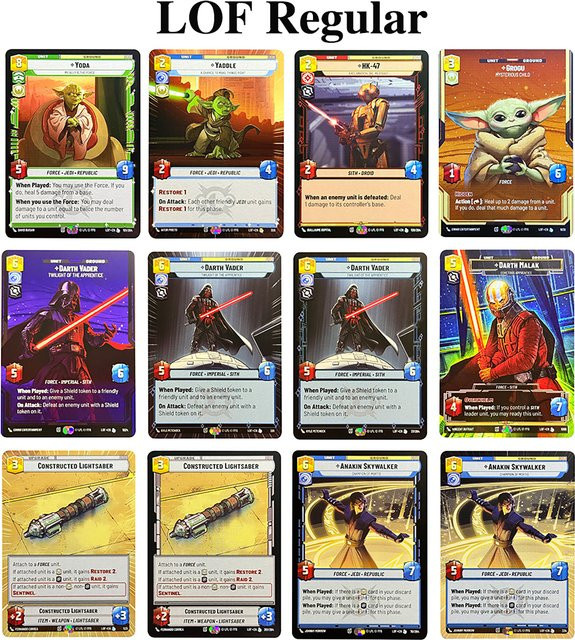 SWUDB Proxy Cards Legends of the Force, Star Wars, Set / Bundle - Bild 1