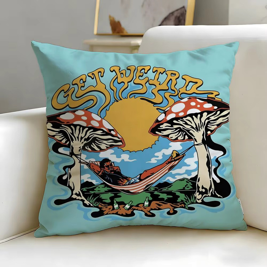 Grateful Dead Kissenbezug in Schwarz für Couch und Bett - Bild 3