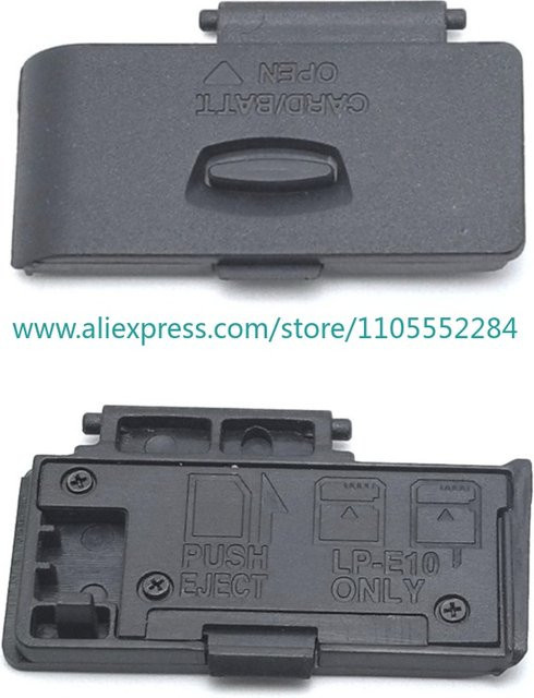 Canon EOS 1100D Batteriefachdeckel in Schwarz als Ersatzteil für deine Kamera-Reparatur - Bild 1