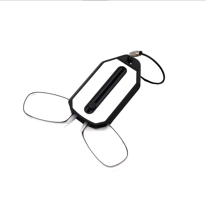 Lesebrille Clip-on, randlos, Metall, Krokodil, Unisex - Bild 5