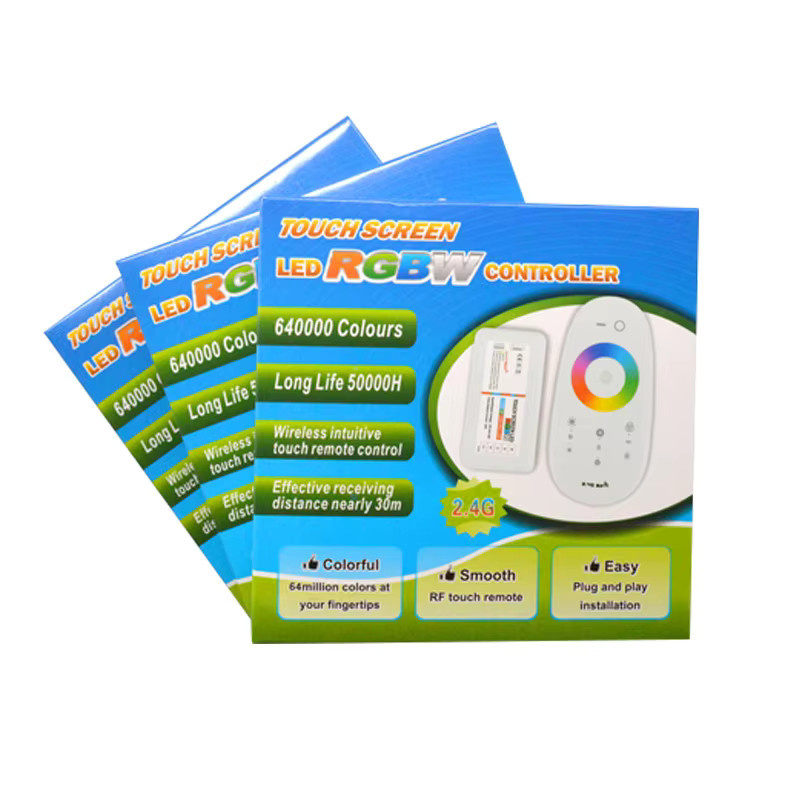 WRMIHU LED RGBW Streifen Controller mit 2,4 GHz RF Wireless Touch Fernbedienung Dimmer für DC12-24V LED 5050 2838 Streifenlicht - Bild 2