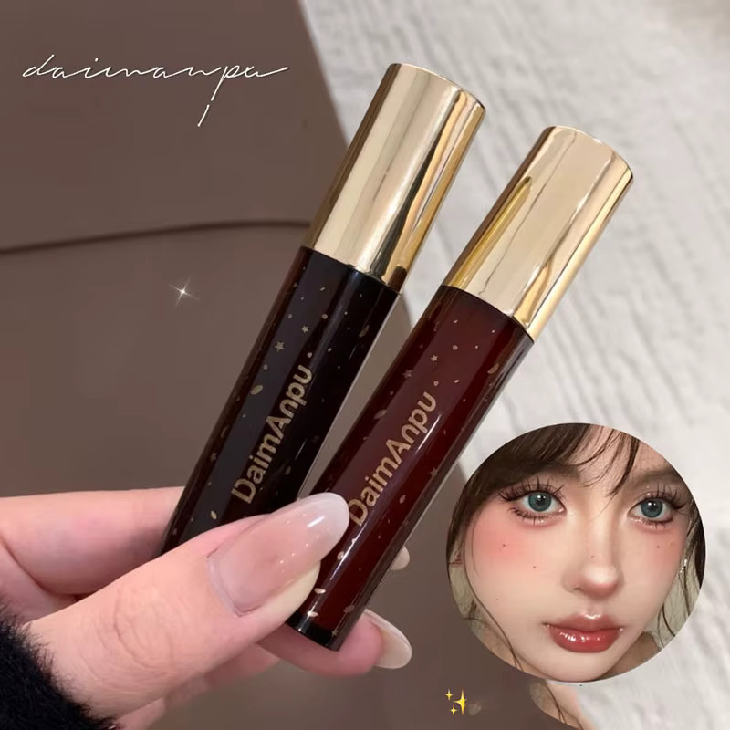 Lip Glaze Gloss, Rot Brown, Glänzend - Bild 4