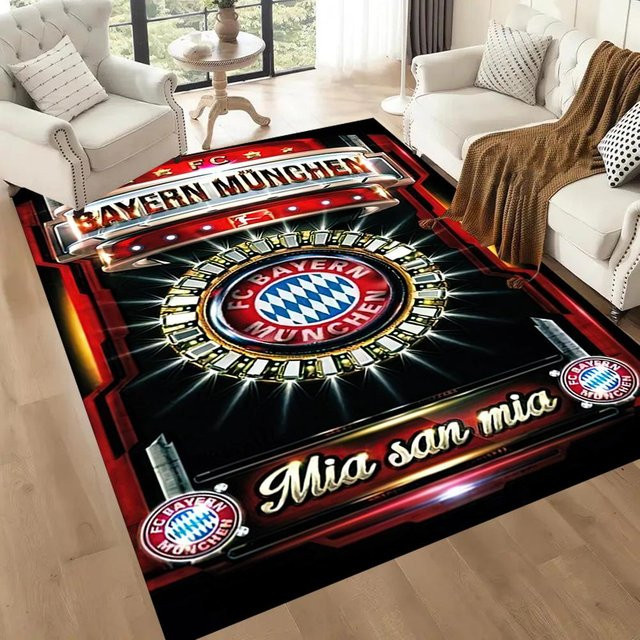 FC Bayern München Teppich LivSpaceVibe modern abstrakt mehrfarbig B: 160 cm, T: 200 cm - Bild 1