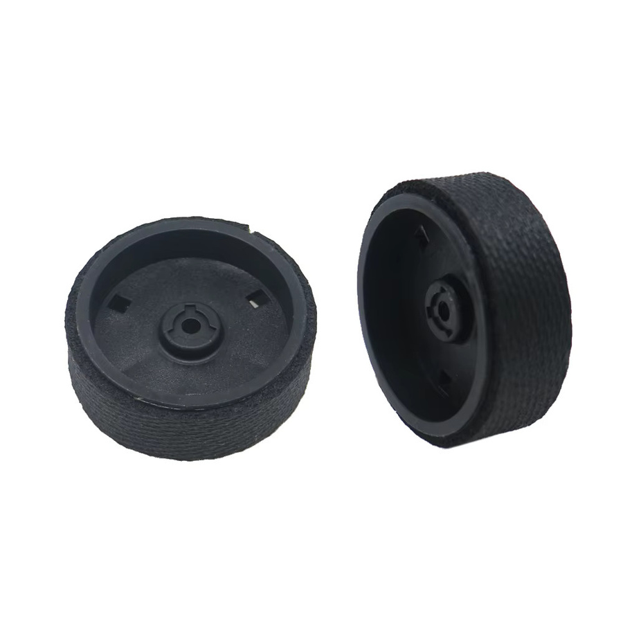 6-teiliges Zubehör-Set für iRobot Braava Wischroboter mit 2 Rädern und 4 Reifen in Schwarz für Modelle 380t, 321 und Mint Plus 5200c - Bild 2