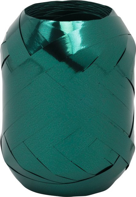 GOLDINA Ringelband aus Polyester in Dunkelgrün, Breite: 10 mm, Länge: 30 m - Bild 1