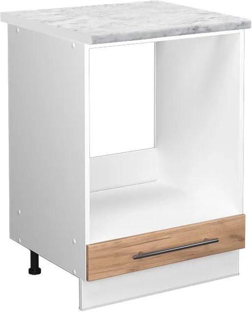 Vicco Herdumbauschrank Fame-Line Goldkraft Eiche/Weiß, Wandmontage, B/T/H: 60 x 60 x 82 cm - Bild 1