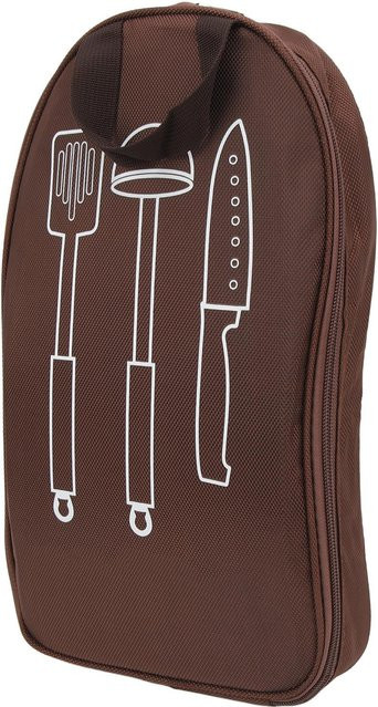 Fishine Camping Kochgeschirr Organizer Tasche für Outdoor und Reise in Braun - Bild 1