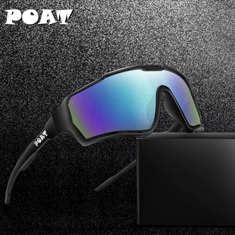 POAT Angel Sonnenbrille, Vollrand, Kunststoff, Schwarz, Unisex - Bild 1