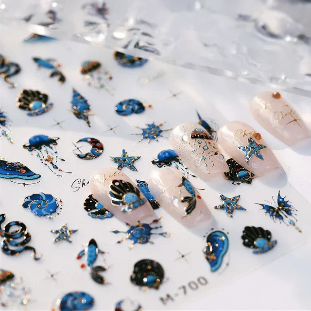 Star Trading Nagelkunst-Aufkleber, Glänzend, Unisex - Bild 1