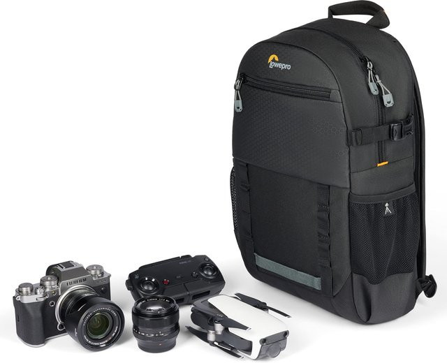 Lowepro Kamerarucksack Adventura BP 150 III GRL Green Line Serie Schwarz 10L mit Platz für 10 Zoll Tablet - Bild 1