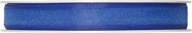 Halbach Organzaband Rolle Blau, Breite: 10 mm, Länge: 10 m - Bild 1