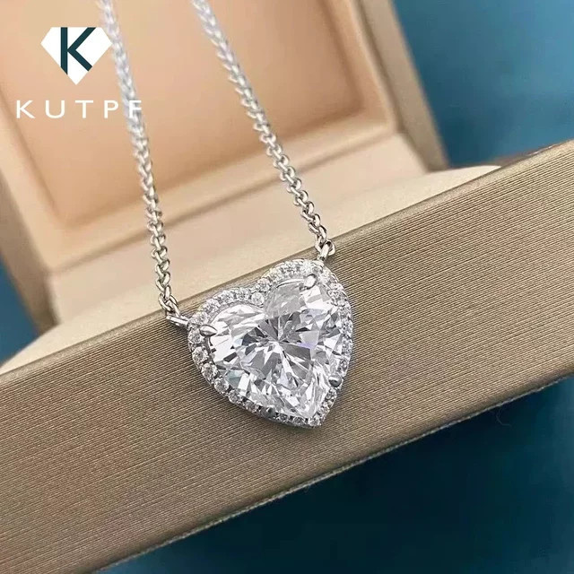 KUTPF Halskette, Moissanit, 925 Silber, Damen - Bild 1