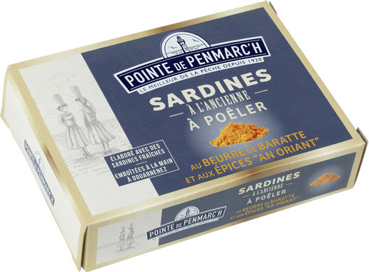 Pointe de Penmarc’h Sardinen mit Butter und Gewürzen 115 g - Bild 1