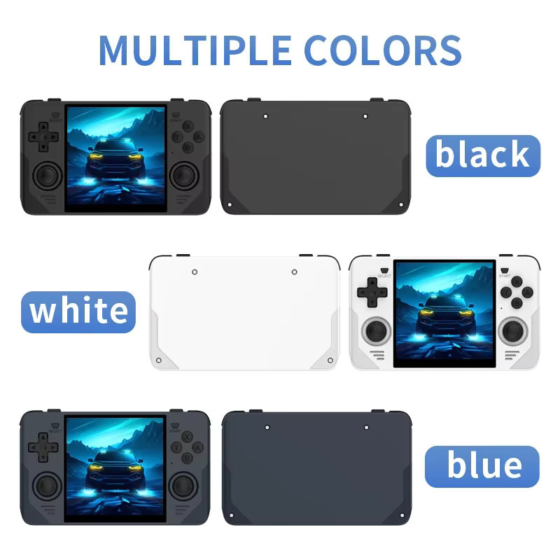BOYHOM RGB30 Retro Handheld-Spielkonsole mit 4 Zoll IPS-Bildschirm, WLAN und RK3566 Prozessor, Farbe: Weiß - Bild 5