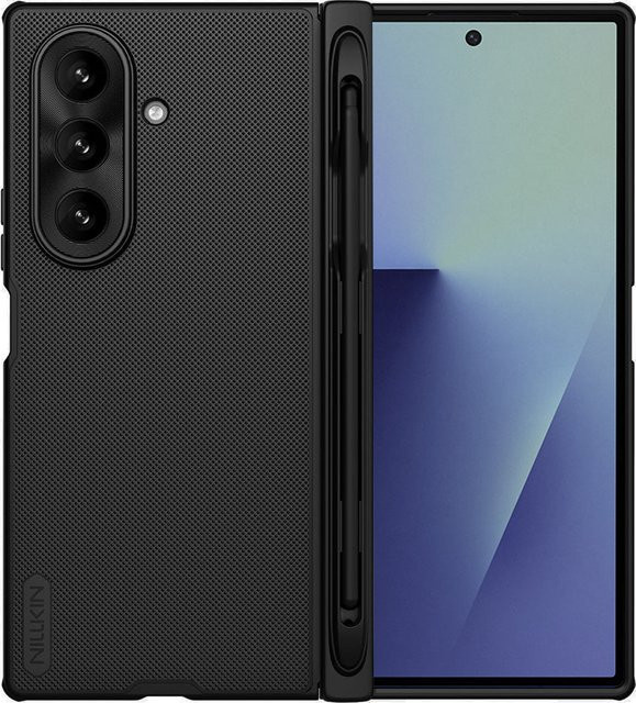 Nillkin Super Frosted Shield MagSafe-Hülle für Samsung Galaxy Z Fold7 F966 mit Stifthalter, Schwarz - Bild 1