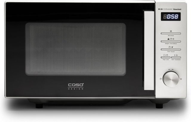 Caso M 20 Ceramic Gourmet Stand-Solo-Mikrowelle in Silber - Bild 1
