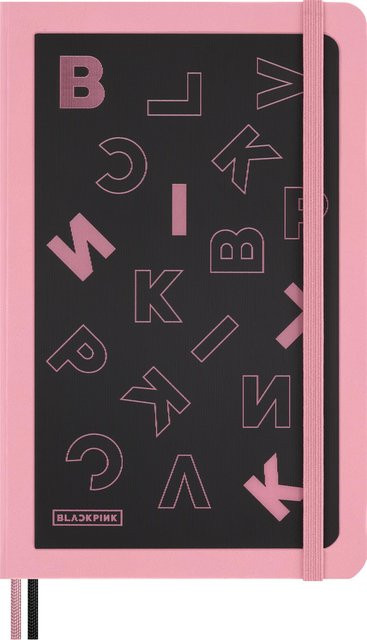 Moleskine x BLACKPINK Tagebuch 2026 Wöchentlich und Monatlich Rosa Großformat Hardcover - Bild 1