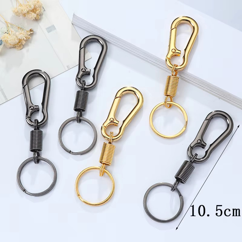 Schlüsselring Edelstahl, Karabiner Clip, Herren - Bild 2