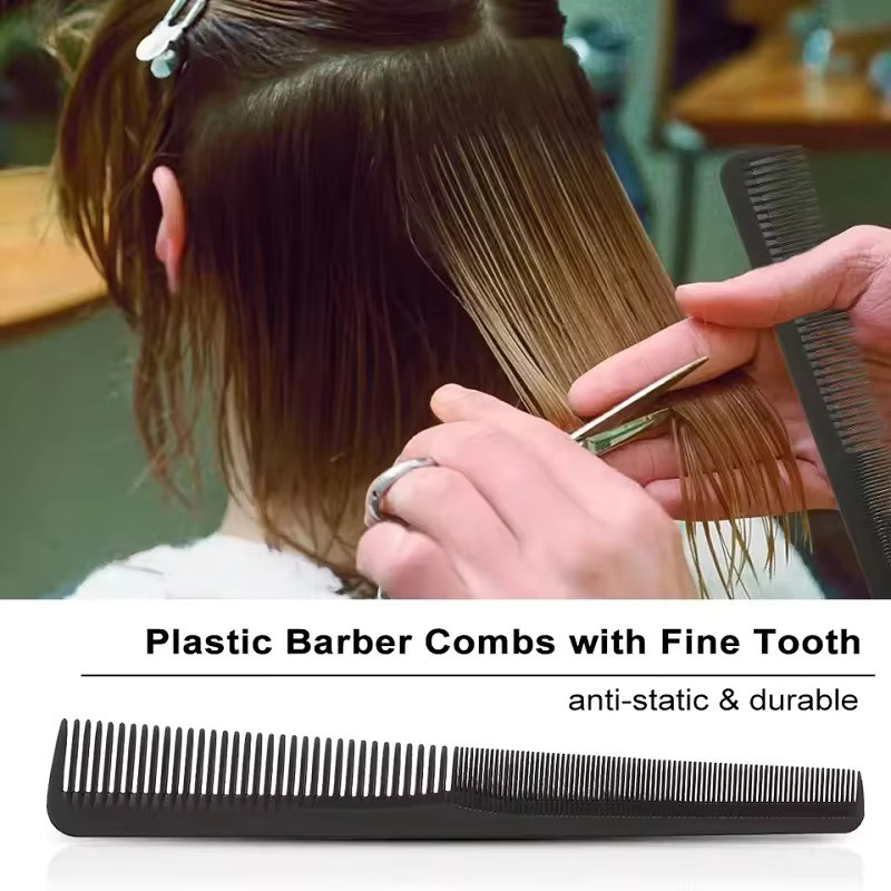 Friseur Kamm, Breite und feine Zähne, hitzebeständig, anti-statisch - Bild 2