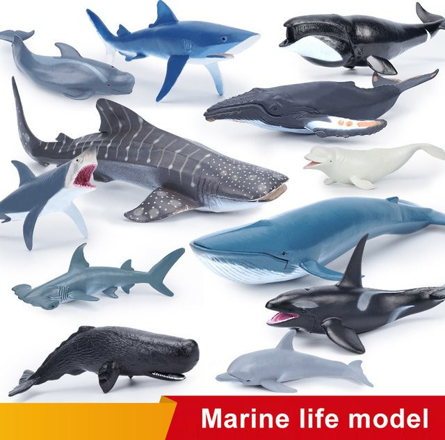 COOLPLAY Marine Sea Life Ocean Animal Action Figures 12-teiliges Set - Bild 1