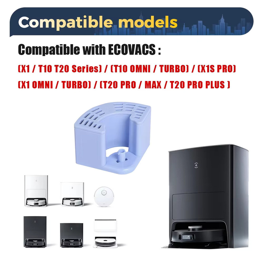 Ecovacs Wassertank-Sterilisationsmodul mit Silberionen für Deebot X1 OMNI, TURBO, X1S PRO, T10 OMNI, TURBO, T20, T20 PRO und MAX in Blau - Bild 2