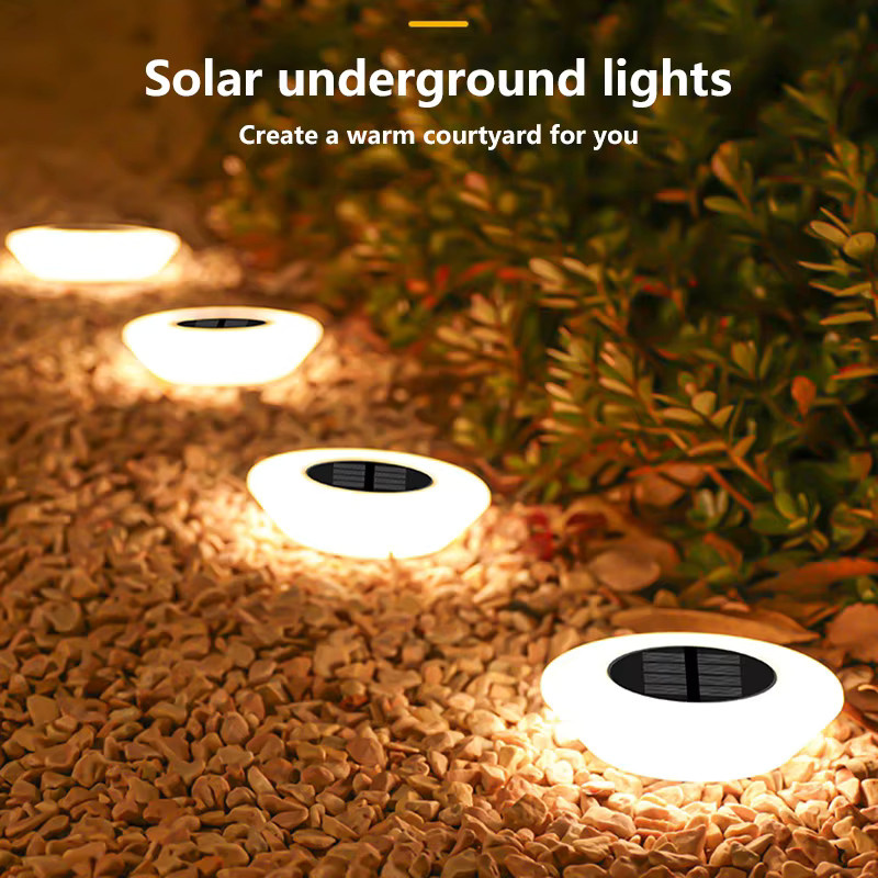 XMSJ Solar LED Gartenleuchte Set in Weiß für Außenbereich und Gartenwege - Bild 2