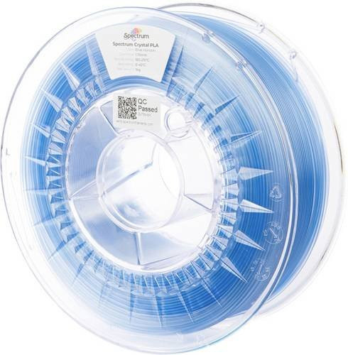 Spectrum Filaments PLA Crystal Filament Blue Horizon, Blau, 1,75 mm, 1000 g - Bild 1