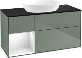 V&B Waschtischunterschrank Finion in Weiß lackiert, Breite: 120 cm, Tiefe: 50,1 cm, Höhe: 50,1 cm - Bild 1