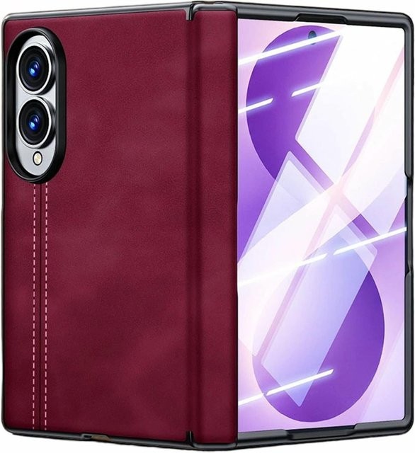 Samsung Handyhülle mit 9H Schutzglas für Galaxy Z Fold8, Z Ultra und Z Flip8 in Rot - Bild 1