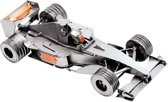Hinz & Kunst Modellauto der Formel 1, Metall, Grau, Silber - Bild 1