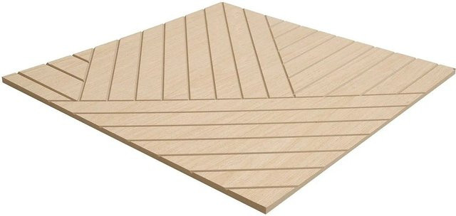 Vente-unique Wandplatte Velton in Beige mit Holzoptik, Breite: 50 cm - Bild 1