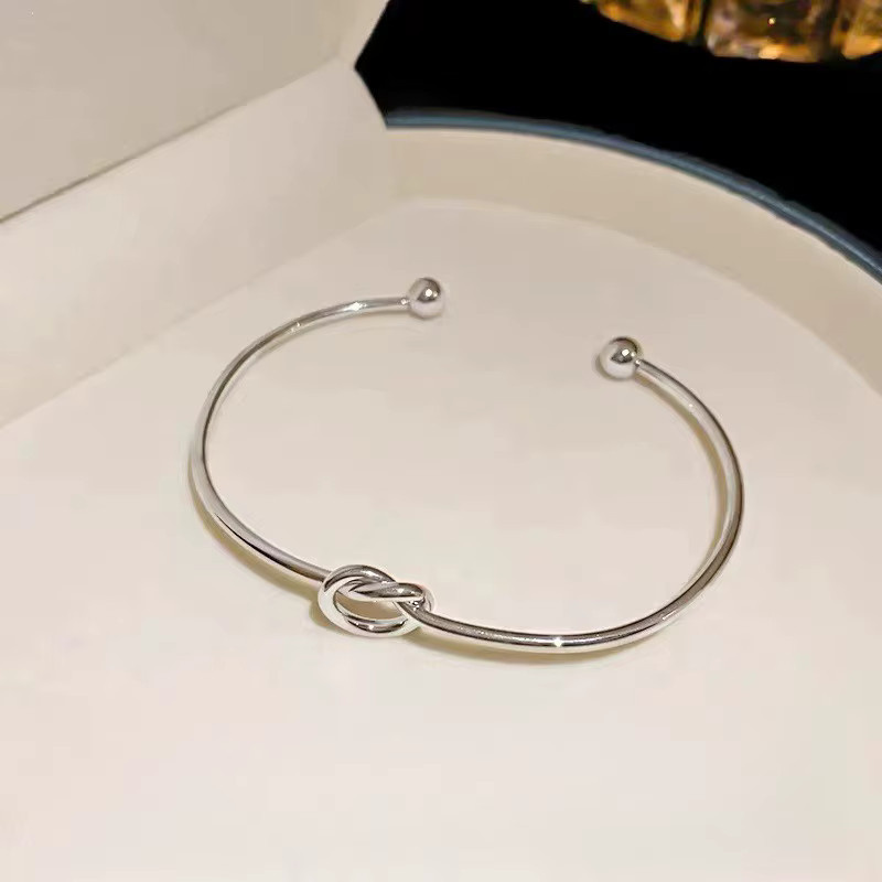 Armreifen 925 Sterling Silber, Liebesknoten, Damen - Bild 3