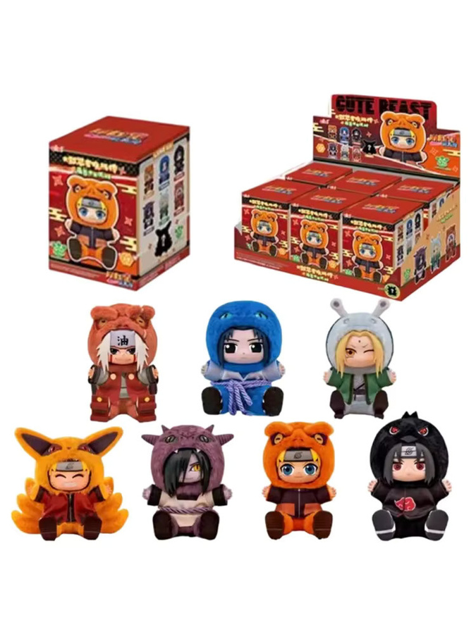 Bandai Naruto Uzumaki V2 Blind Box, Plüschpuppe, Schlüsselanhänger - Bild 1