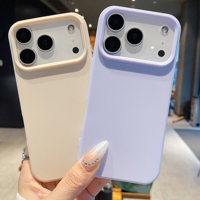 Fashion Candy Silikon Slim Case für iPhone 17 Pro Max und 17 Air in Weiß mit stoßfester Rückseite und Kameraschutz - Bild 1