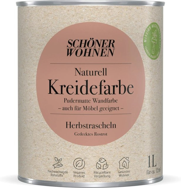 Schöner Wohnen Kreidefarbe Naturell Herbstrascheln Multicolor - Bild 1