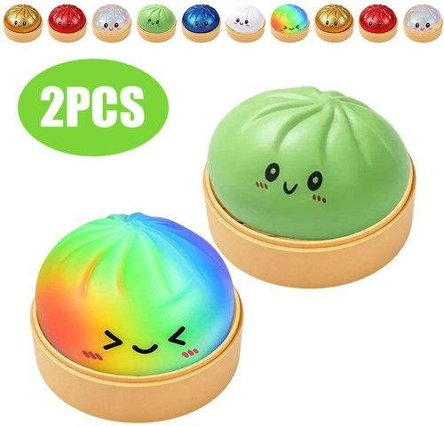 Glitzer-Knödel-Squishy, Dekompressionsspielzeug, mit Box - Bild 1