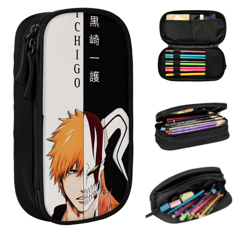 Bleach Ichigo Kurosaki Anime Federmäppchen für Jungen und Mädchen als Stiftbox und Schreibwaren-Etui - Bild 3